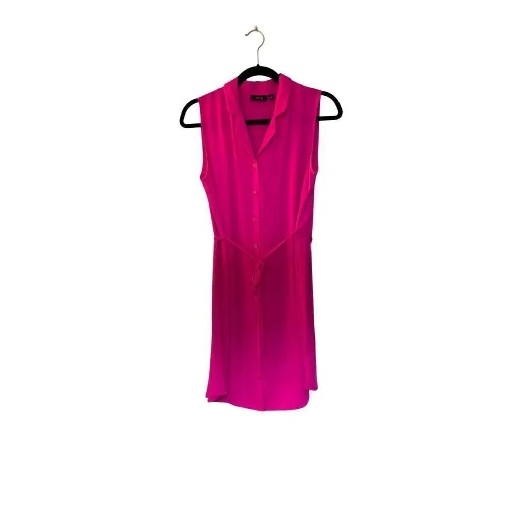 Apt 9 women’s fuchsia, hot pink, sleeveless shirt, dress size